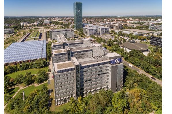 Telefónica Germany headquarters located at Georg-Brauchle-Ring 23-25, Munich.