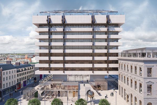 Hines secures planning for Central Plaza re-development (IE)