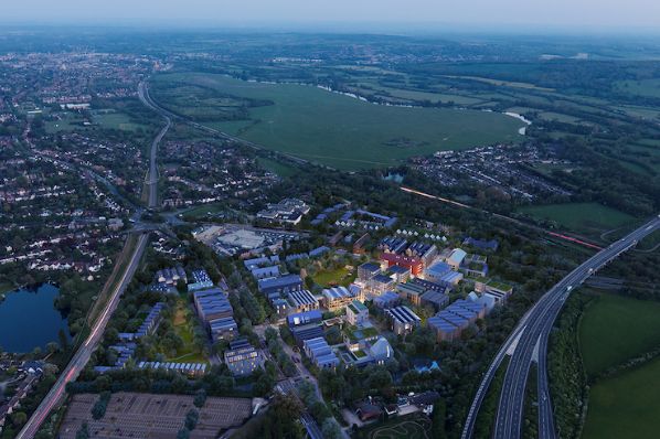 Plans reveal major new urban district for Oxford (GB)