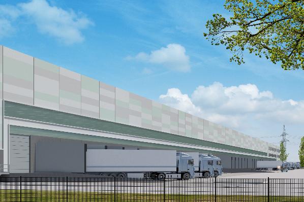 logistics centre render | © goodman/ giesbers