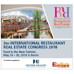 3rd International Restaurant Real Estate Congress 2018