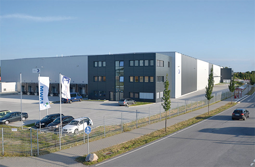 Class-A warehouse facility developed by Panattoni Europe in Germany for Rudolph Logistik Gruppe.