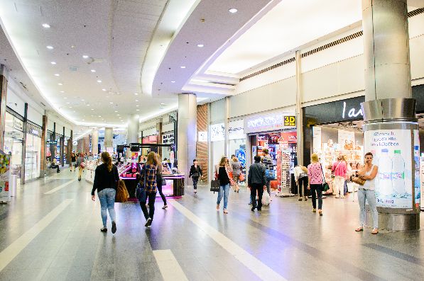 Shopping centre stockphoto