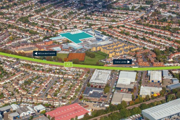 Chancerygate and Bridges Fund Management unveil plans for logistics scheme in Tolworth (GB)