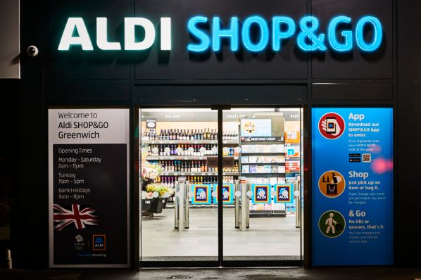 Aldi unveils checkout-free concept store (GB)