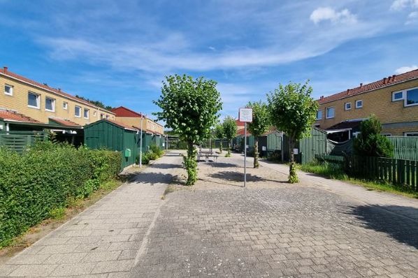 Residential units in Frederiksvaerk in North Zealand, Denmark