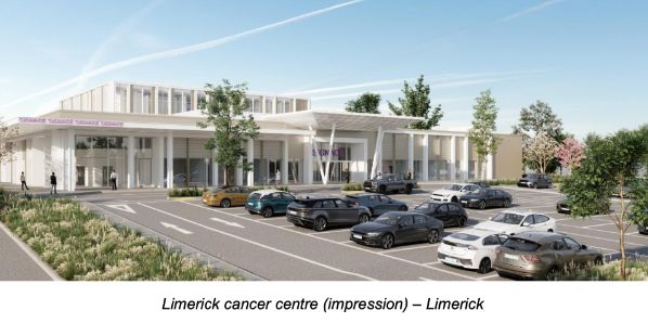 Aedifica invests €26.5m in new cancer centre development in Limerick (IR)