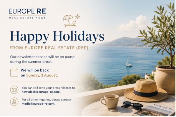 Europe Real Estate (REP) wishes you a Merry Christmas and a prosperous and successful 2025!  Our newsletter service will be interrupted during the Christmas holidays (23rd December 2024 - 1st January 2025).   We look forward to an exciting new year with c