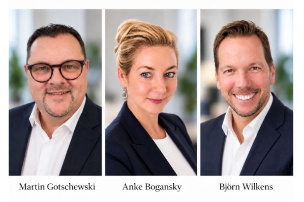 Martin Gotschewski (left) Anke Bogansky  (middle) Bjo?rn Wilkens  (right)