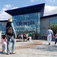 Olympia shopping center in Brno