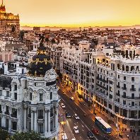 gran via madrid spain