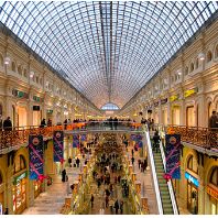 Moscow shopping area