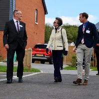 The Princess Royal opens rural housing scheme in Kent (GB)