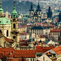 Photo by Dmitry Goykolov multicolored-city-skyline-at-daytime